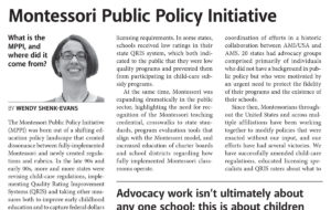Montessori Public Policy Initiative